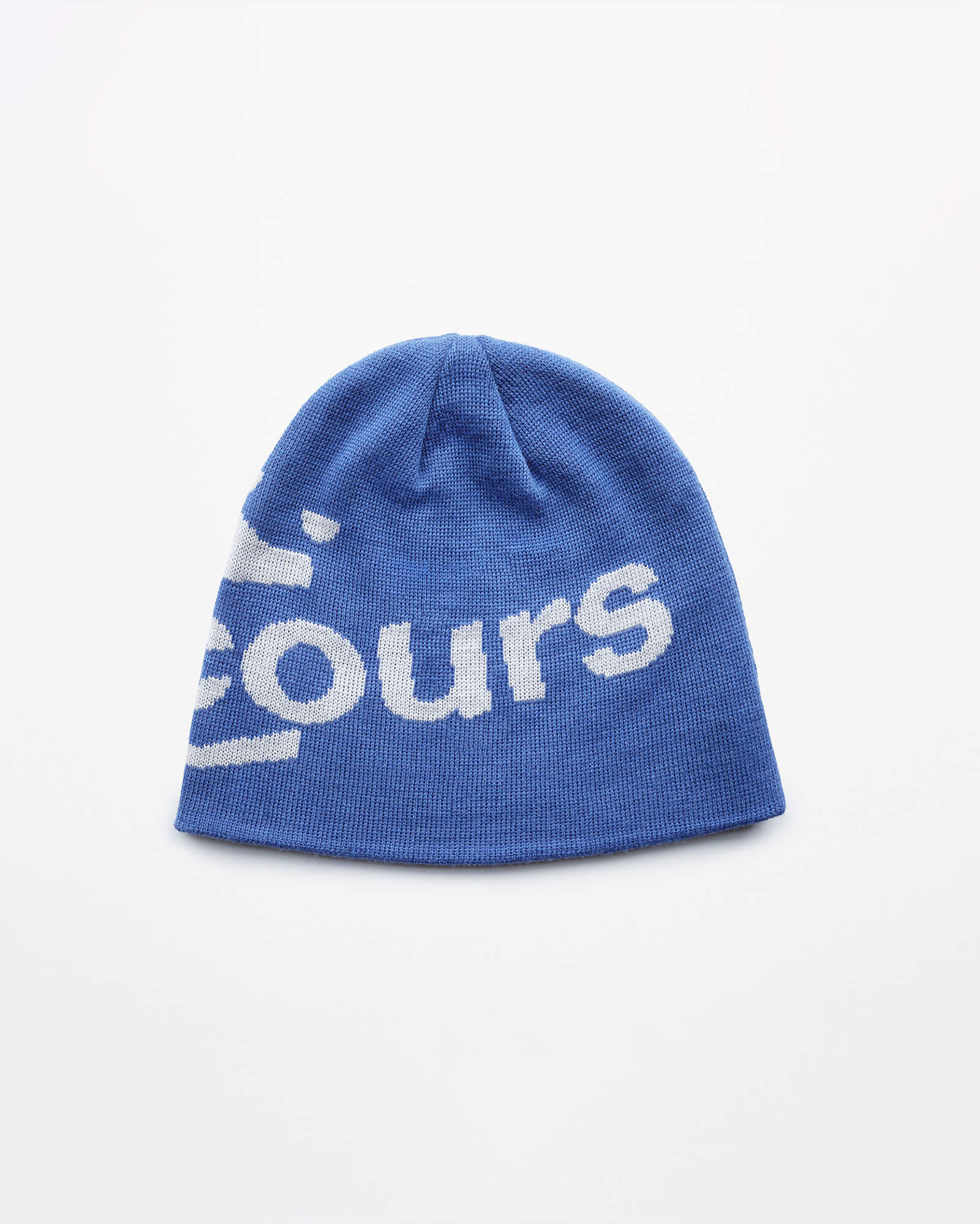 Blue and Grey Concours Beanie Back